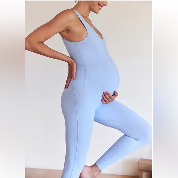 Free People Movement- Hatch Never Better Jumpsuit Onesie BlueBell Sz XS S XL NWT - Picture 6 of 14